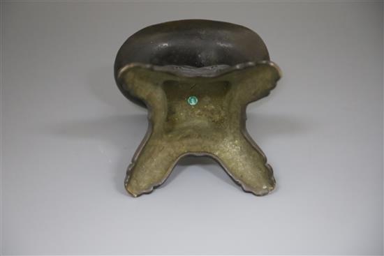 A Chinese bronze duck censer and cover, late Ming dynasty, H.28cm